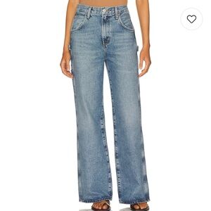 Agolde Magda Denim Carpenter Jeans in Entrance